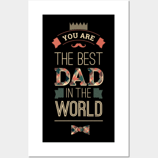 best father in the world Posters and Art